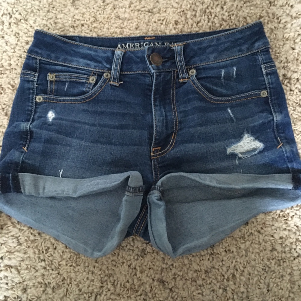 American eagle jean shorts